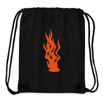 Flammen / flames (1c) - Stanley/Stella Recycled Gym Bag - black - Front