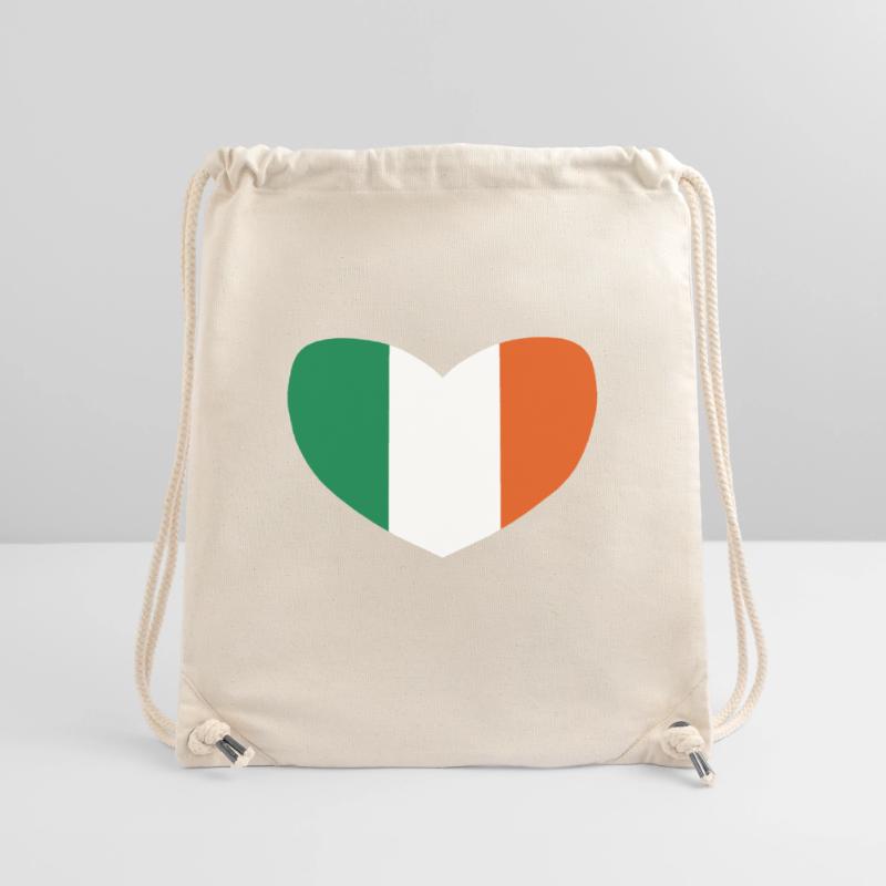 j'aime l'irlande Sac à cordon recyclé Stanley/Stella