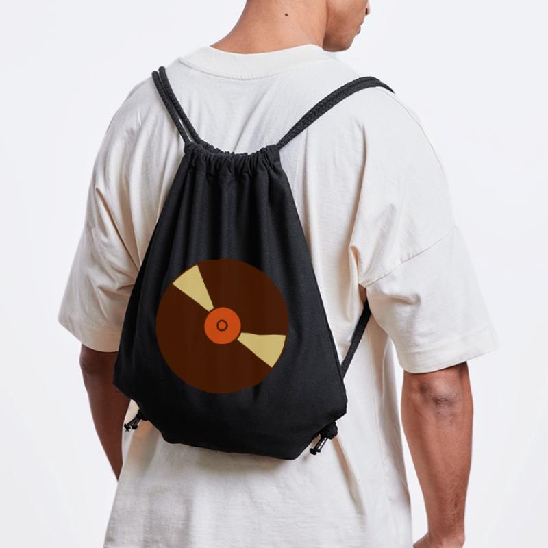 cadeau disque vinyle Retro Sac à cordon recyclé Stanley/Stella