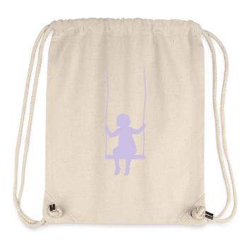 schaukel mädchen - Stanley/Stella recycelter Gym Bag - Naturweiß - Vorne