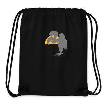 Halbkreis / half circle (1c) - Stanley/Stella recycelter Gym Bag - Schwarz - Vorne