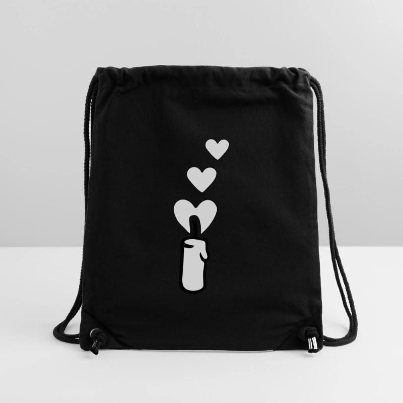 Herz Kerze 2 Stanley/Stella recycelter Gym Bag