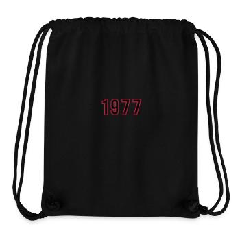 1977 Jahr Zahl - Stanley/Stella recycelter Gym Bag - Schwarz - Vorne