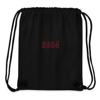 2004 Jahr Zahl - Stanley/Stella recycelter Gym Bag - Schwarz - Vorne