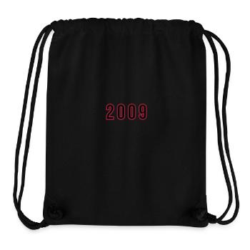 2009 Jahr Zahl - Stanley/Stella recycelter Gym Bag - Schwarz - Vorne