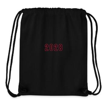 2028 Jahr Zahl - Stanley/Stella recycelter Gym Bag - Schwarz - Vorne