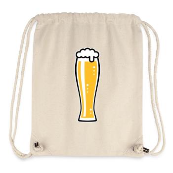 Wheat Beer Glass (Weiss Beer / Beer Drinker / 3C) - Stanley/Stella Recycled Gym Bag - natural - Front