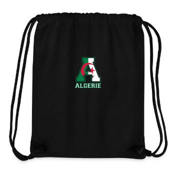 Athletic Algerie - Sac à cordon recyclé Stanley/Stella - noir - Devant
