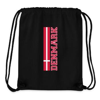 Denmark Logo - Stanley/Stella Recycled Gym Bag - black - Front