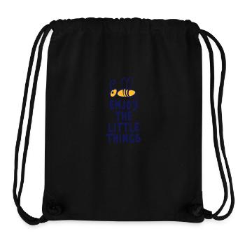 enjoy the little things 2c - Stanley/Stella Recycled Gym Bag - black - Front