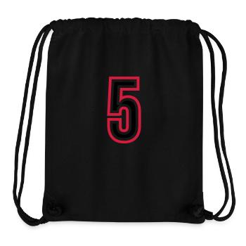 5 Number Years Jersey - Stanley/Stella Recycled Gym Bag - black - Front