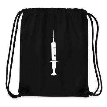 Spritze - Stanley/Stella recycelter Gym Bag - Schwarz - Vorne