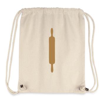 Küchenrolle Gebäck 1 - Stanley/Stella recycelter Gym Bag - Naturweiß - Vorne