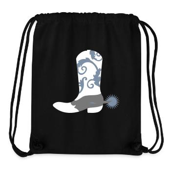 Cowboy boots - Stanley/Stella Recycled Gym Bag - black - Front