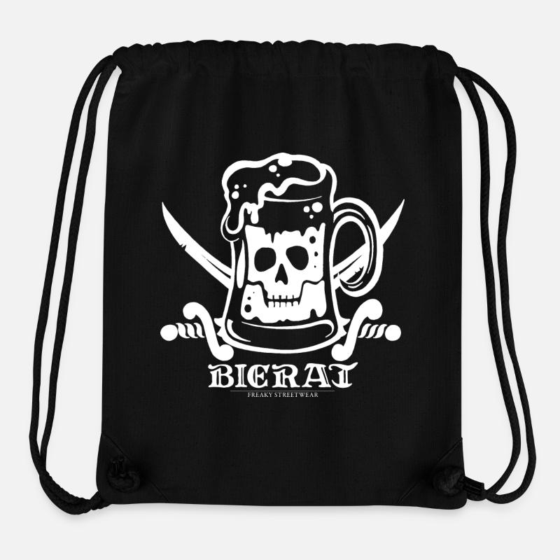 Bierat - white - Stanley/Stella Recycled Gym Bag - black