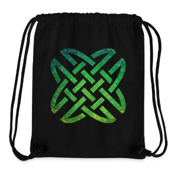 Celtic Knot - Stanley/Stella recycelter Gym Bag - Schwarz - Vorne