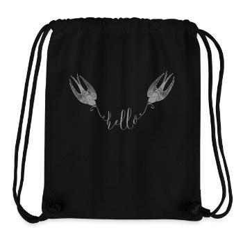 Hirondelle - Stanley/Stella recycelter Gym Bag - Schwarz - Vorne
