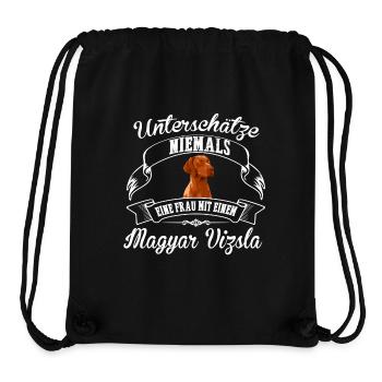 Magyar Vizsla - Stanley/Stella recycelter Gym Bag - Schwarz - Vorne