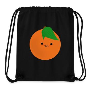Cute Orange - Stanley/Stella Recycled Gym Bag - black - Front