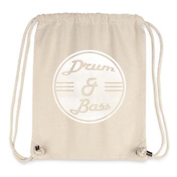 Drum & Bass - Sac à cordon recyclé Stanley/Stella - blanc naturel - Devant
