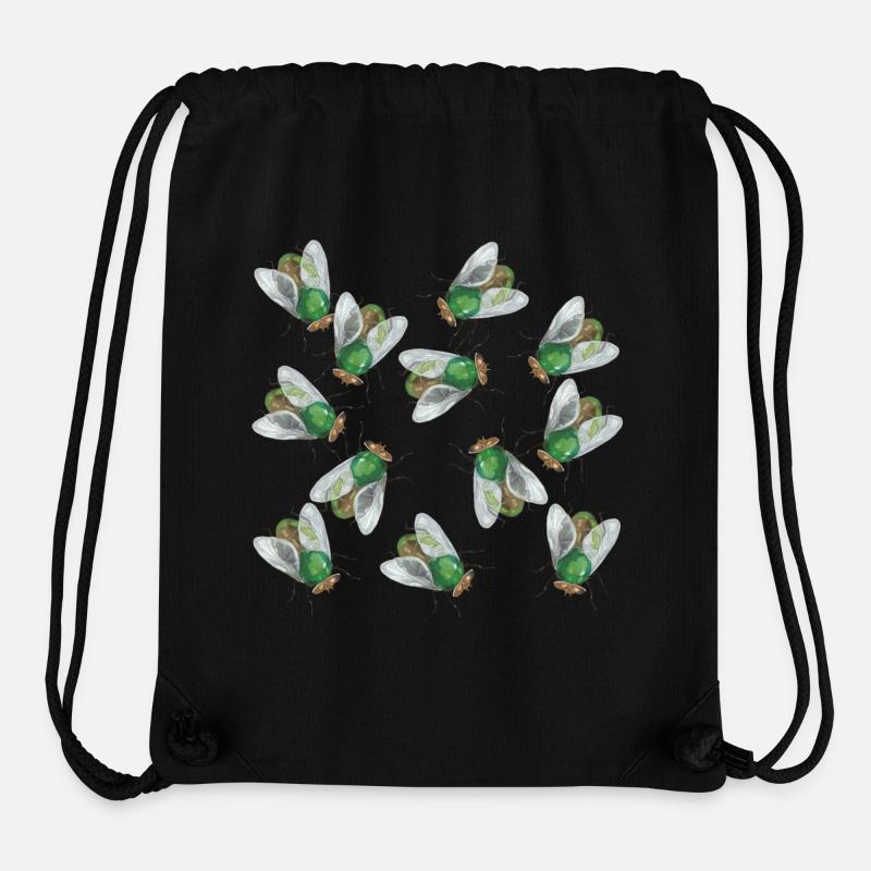 Flying pattern - Stanley/Stella Recycled Gym Bag - black