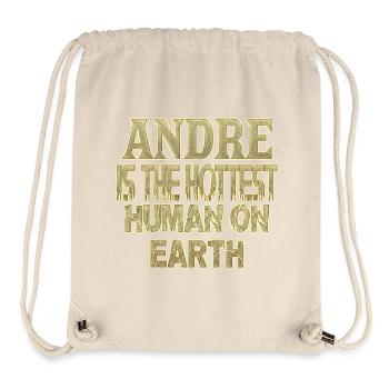 Andre - Sac à cordon recyclé Stanley/Stella - blanc naturel - Devant
