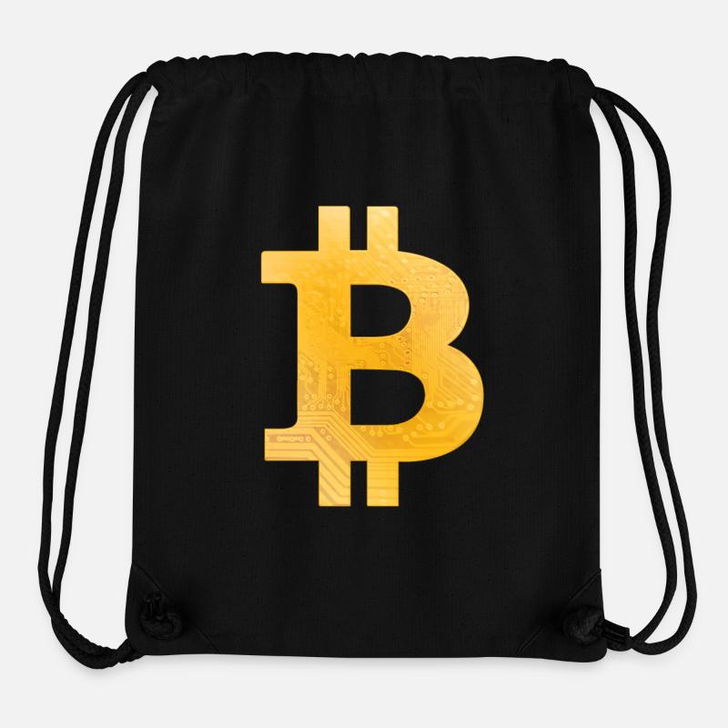 Bitcoin - Stanley/Stella Recycled Gym Bag - black