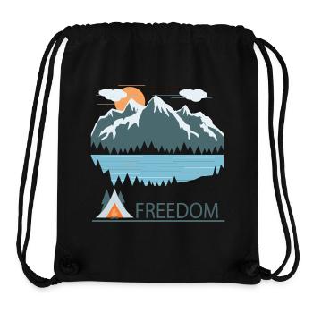 zelt - Stanley/Stella recycelter Gym Bag - Schwarz - Vorne
