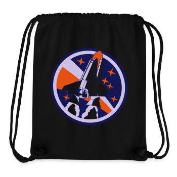 Spaceshuttle Start - Stanley/Stella recycelter Gym Bag - Schwarz - Vorne