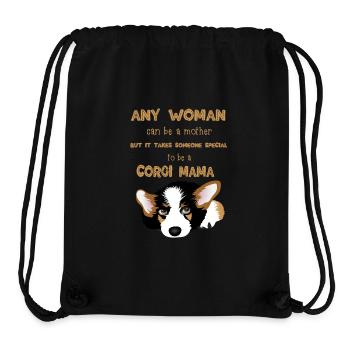 It Takes Someone Special To Be A Corgi Mama - Stanley/Stella Recycled Gym Bag - black - Front