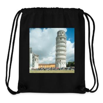 Schiefe Turm von Pisa Toskana - Stanley/Stella recycelter Gym Bag - Schwarz - Vorne