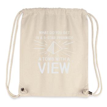 Archeology archeologist Egyptologist pyramid joke - Stanley/Stella Recycled Gym Bag - natural - Front