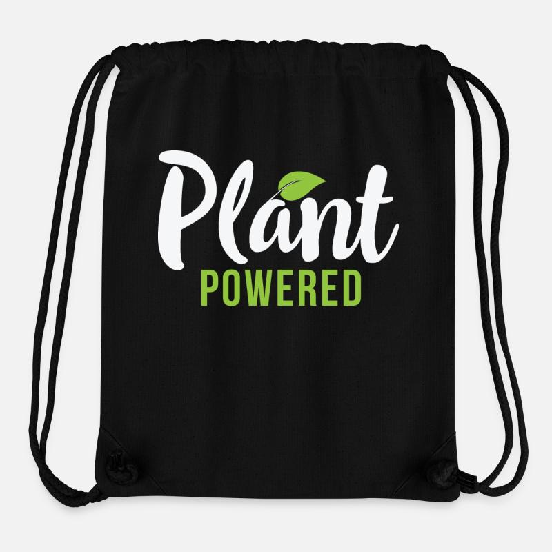 Vegan Leben - Stanley/Stella recycelter Gym Bag - Schwarz
