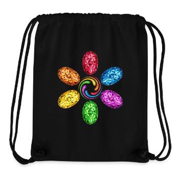 Unendlichkeit Infinity Chakra Steine Spirale Magie - Stanley/Stella recycelter Gym Bag - Schwarz - Vorne