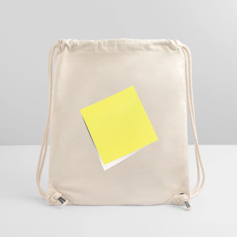 yellow notepad , sticky note , sticky note Stanley/Stella Recycled Gym Bag