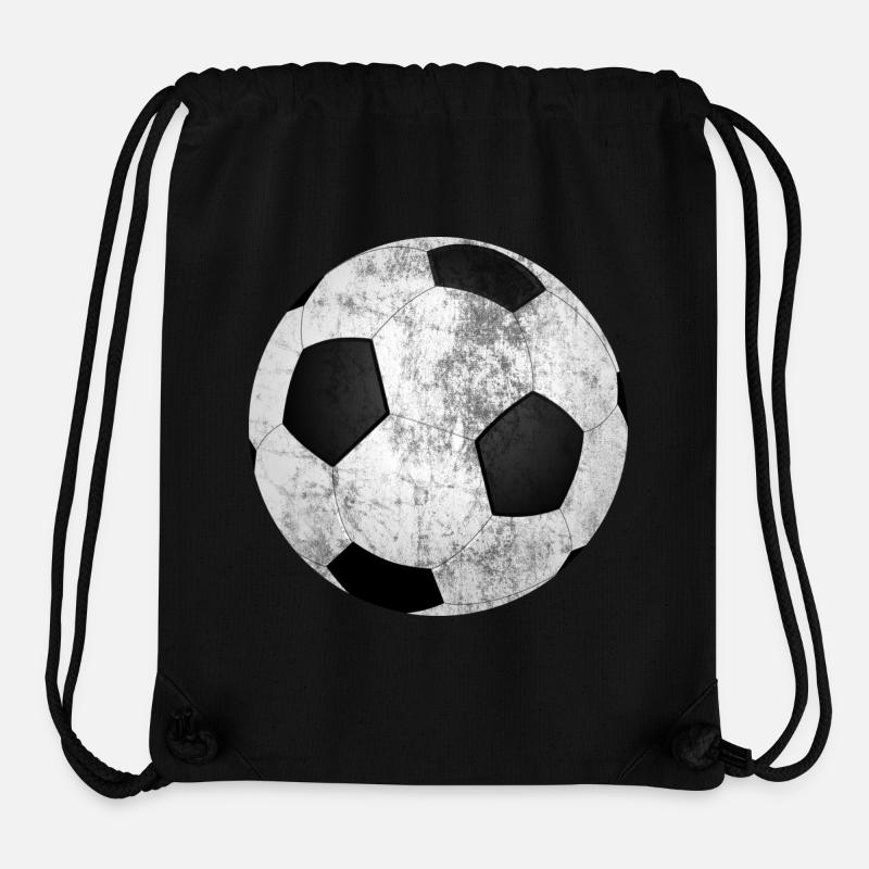 Soccer - Stanley/Stella Recycled Gym Bag - black
