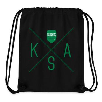 Saudi Arabien Motiv - Stanley/Stella recycelter Gym Bag - Schwarz - Vorne