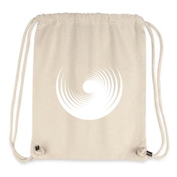 Forme géométrique - Sac à cordon recyclé Stanley/Stella - blanc naturel - Devant