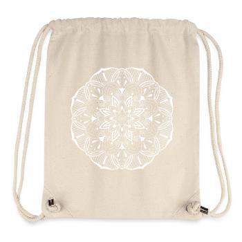 Meditation 2 Mandala Spirituell henna yoga chakra - Stanley/Stella recycelter Gym Bag - Naturweiß - Vorne