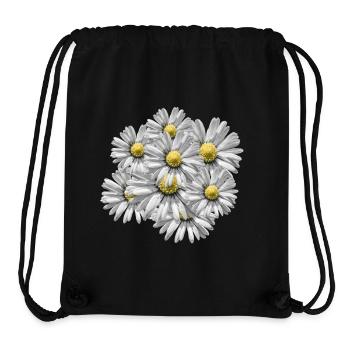 Bunch of flowers - Stanley/Stella Recycled Gym Bag - black - Front