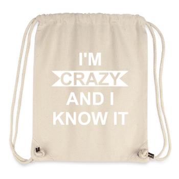Crazy - Stanley/Stella Recycled Gym Bag - natural - Front