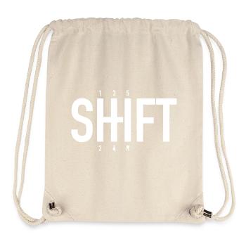 SHIFT - conception de voiture - Sac à cordon recyclé Stanley/Stella - blanc naturel - Devant