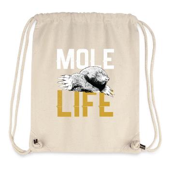 Mole life - Stanley/Stella Recycled Gym Bag - natural - Front