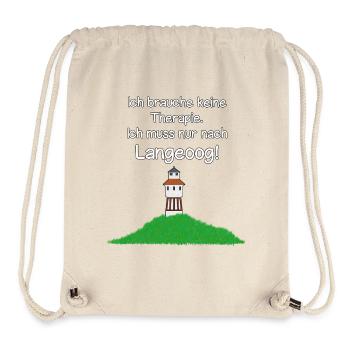 I just have to go to Langeoog! - Stanley/Stella Recycled Gym Bag - natural - Front