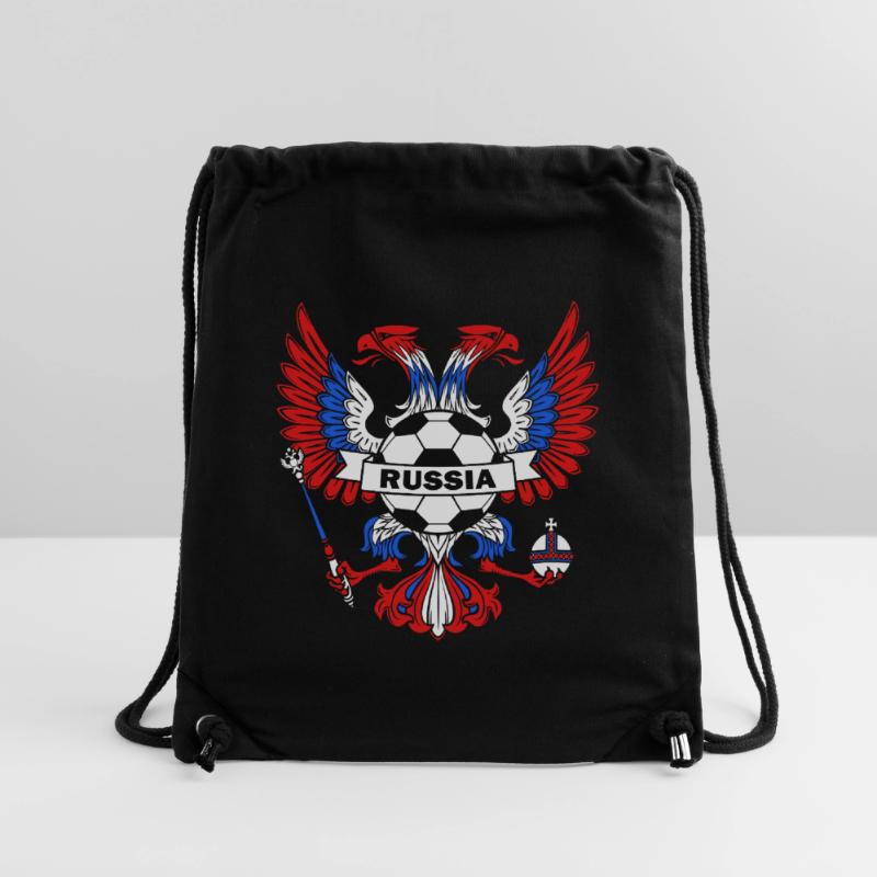 Drapeau de la Russie Moscou Poutine nation russe Sac à cordon recyclé Stanley/Stella