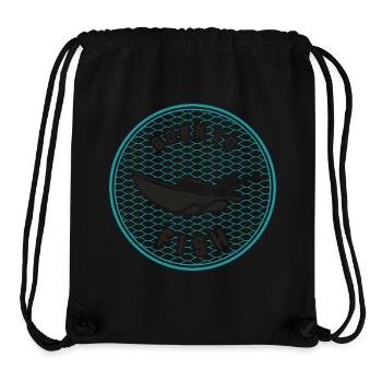 Born to fish - Born to fish - Stanley/Stella Recycled Gym Bag - black - Front