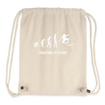 Skater Skateboard Sport Strasse Rollen cool Evolut - Stanley/Stella recycelter Gym Bag - Naturweiß - Vorne