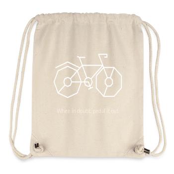 Bicycle Cycling Bicycle Tour - Stanley/Stella Recycled Gym Bag - natural - Front