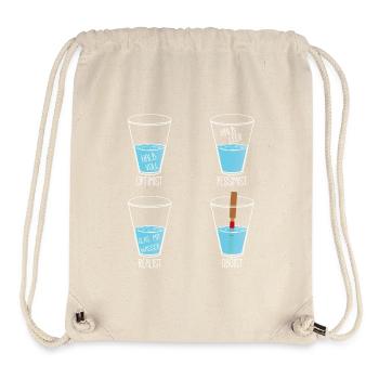 Ein Wasserglas und meine Oboe - Stanley/Stella recycelter Gym Bag - Naturweiß - Vorne