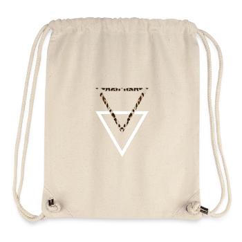 Triangles Scandinavian in Leopard optics - Stanley/Stella Recycled Gym Bag - natural - Front